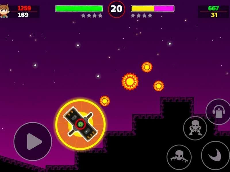Dynamo Invaders Gameplay Screenshot
